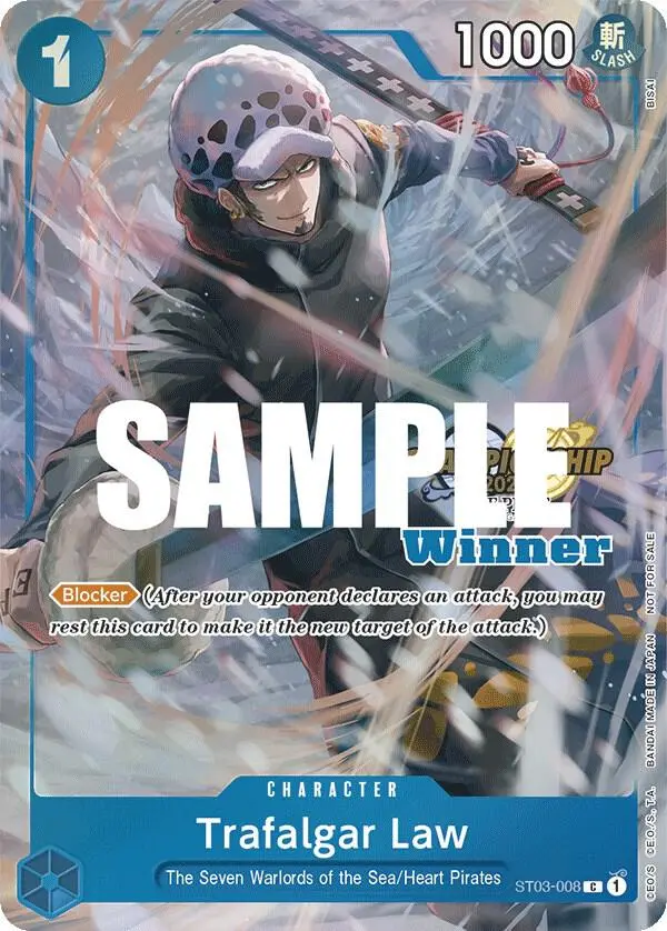 Trafalgar Law (CS 2023 Top Players Pack Winner), One Piece Promotion Cards ST03-008