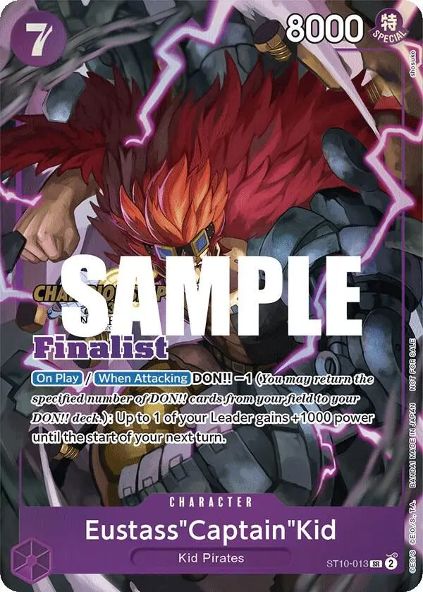 Eustass"Captain"Kid (CS 2023 Top Players Pack Finalist), One Piece Promotion Cards ST10-013