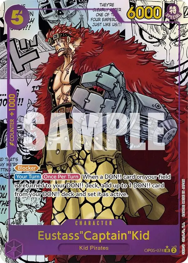 Eustass"Captain"Kid (Manga Alt Art), Awakening of the New Era OP05-074