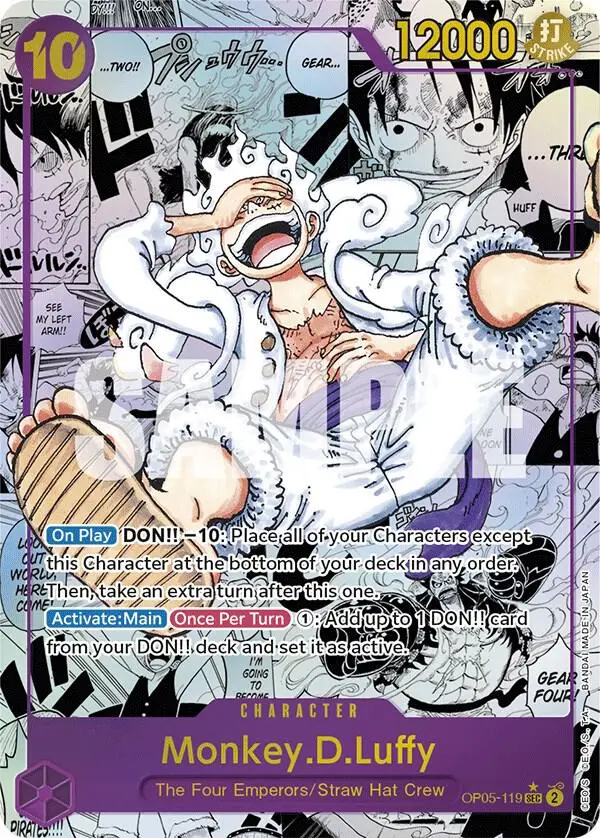 Monkey.D.Luffy (Manga Alt Art), Awakening of the New Era OP05-119