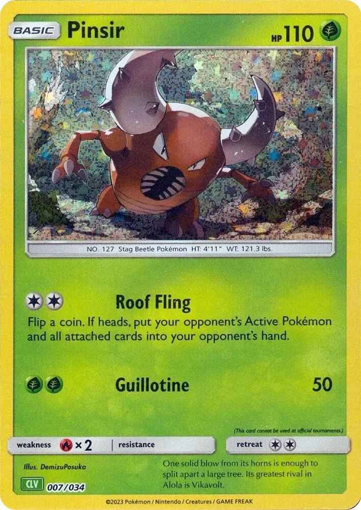 Pinsir, Trading Card Game Classic 007/034