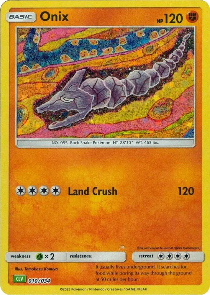 Onix, Trading Card Game Classic 010/034