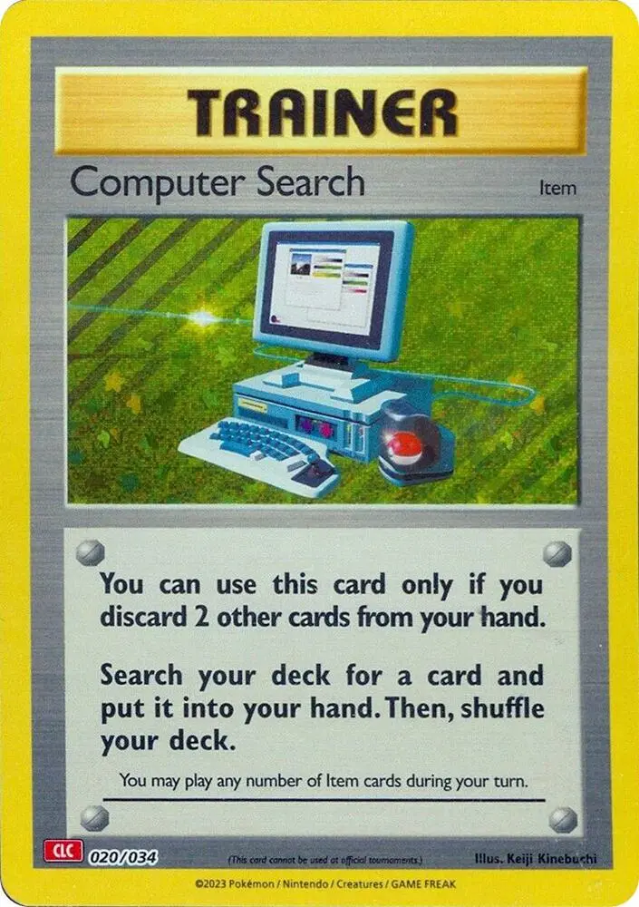 Computer Search (CLV), Trading Card Game Classic 020/034