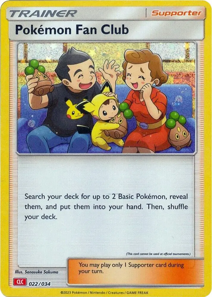Pokemon Fan Club (CLV), Trading Card Game Classic 022/034