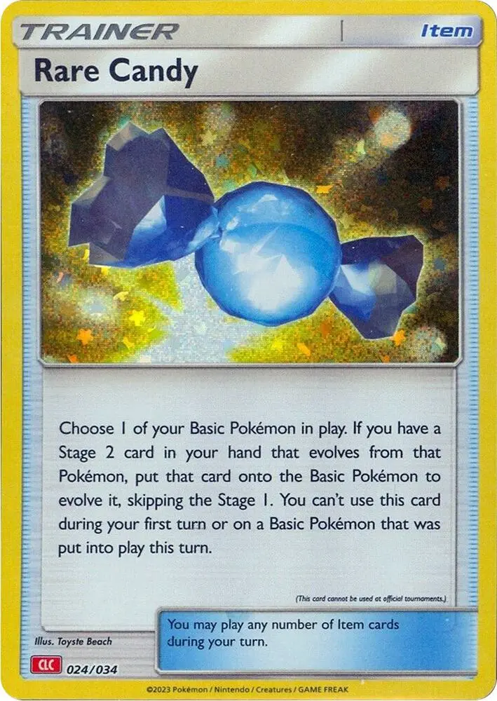 Rare Candy (CLV), Trading Card Game Classic 025/034