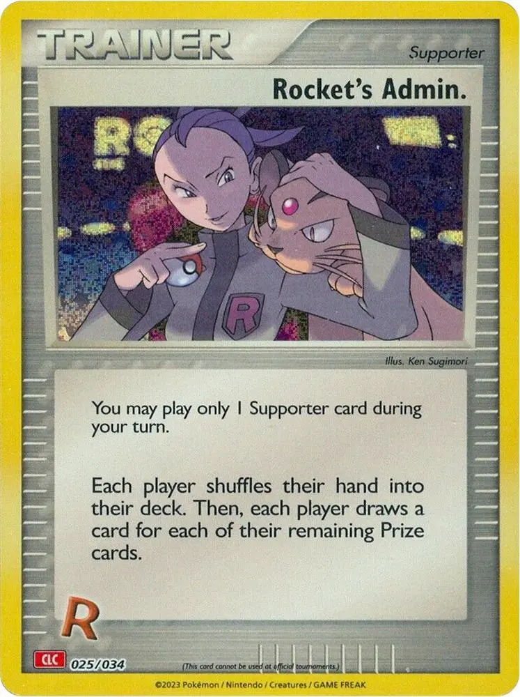 Rocket's Admin. (CLV), Trading Card Game Classic 026/034