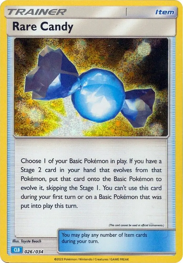 Rare Candy (CLB), Trading Card Game Classic 026/034