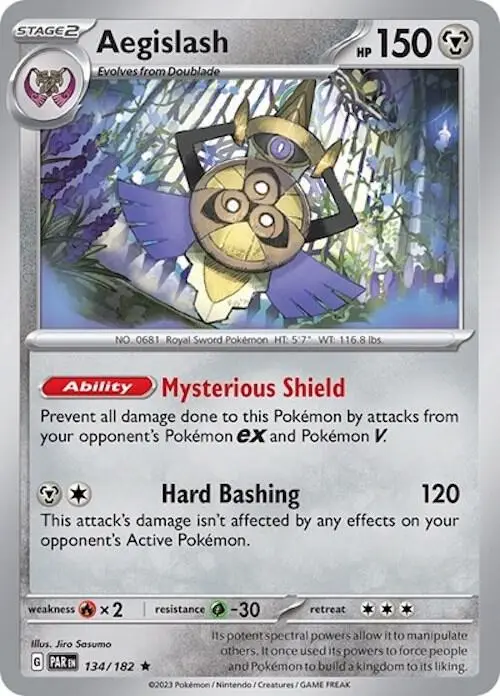 Aegislash - 134/182 (Non-Holo), Deck Exclusives 134/182