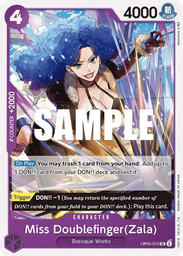 Miss Doublefinger (Zala), Awakening of the New Era OP05-073