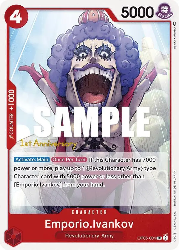 Emporio.Ivankov, Awakening of the New Era: 1st Anniversary Tournament Cards OP05-004