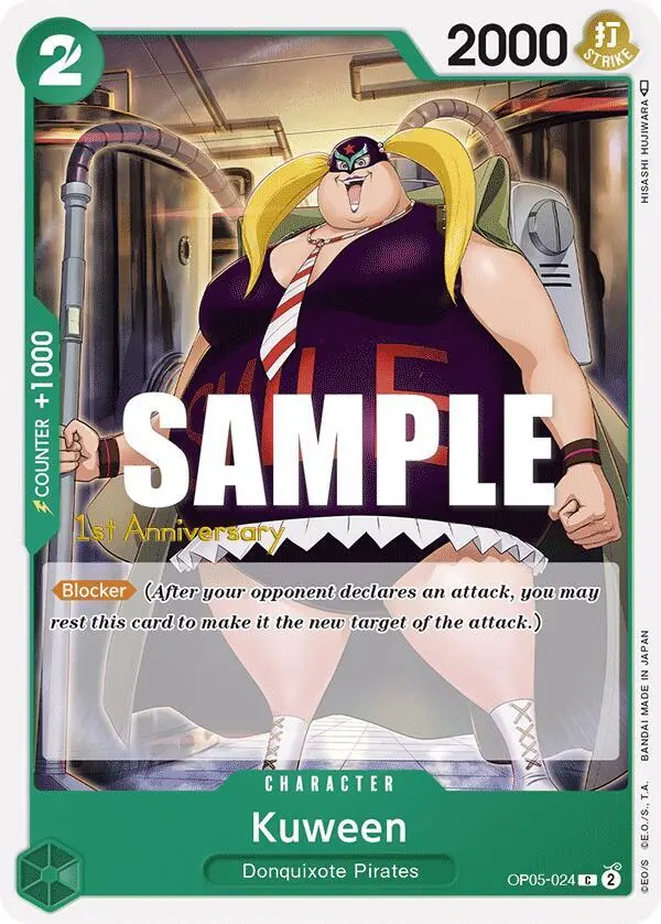 Kuween, Awakening of the New Era: 1st Anniversary Tournament Cards OP05-024