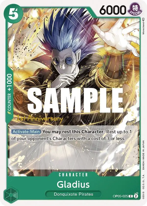 Gladius, Awakening of the New Era: 1st Anniversary Tournament Cards OP05-025