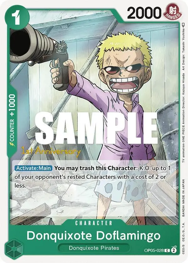 Donquixote Doflamingo, Awakening of the New Era: 1st Anniversary Tournament Cards OP05-028