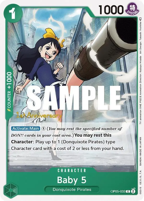 Baby 5, Awakening of the New Era: 1st Anniversary Tournament Cards OP05-033