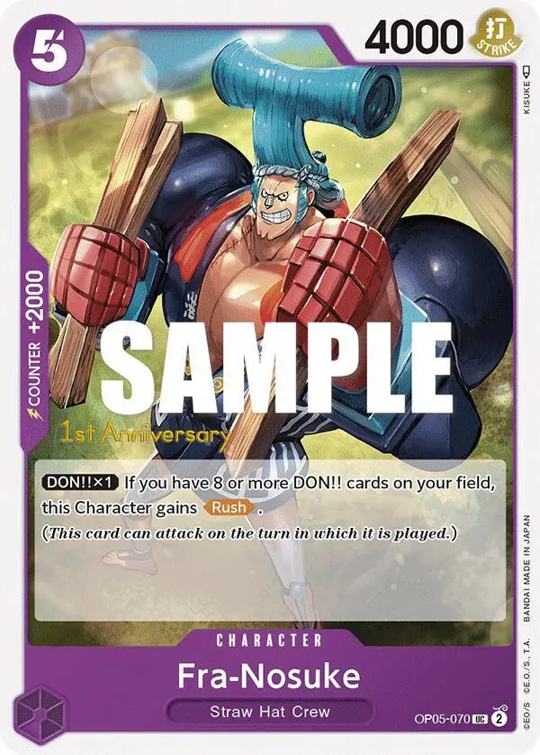 Fra-Nosuke, Awakening of the New Era: 1st Anniversary Tournament Cards OP05-070