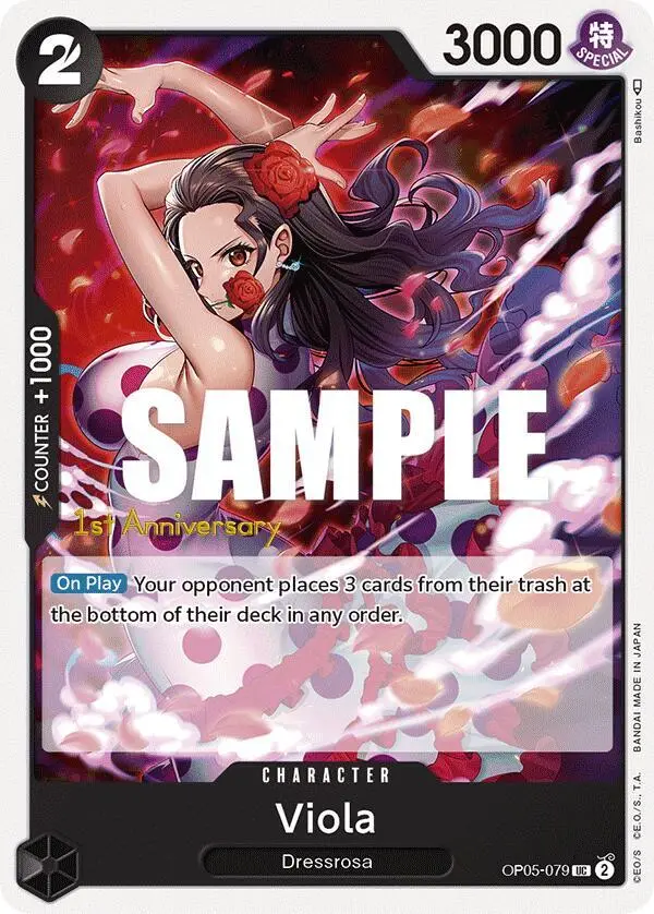 Viola, Awakening of the New Era: 1st Anniversary Tournament Cards OP05-079