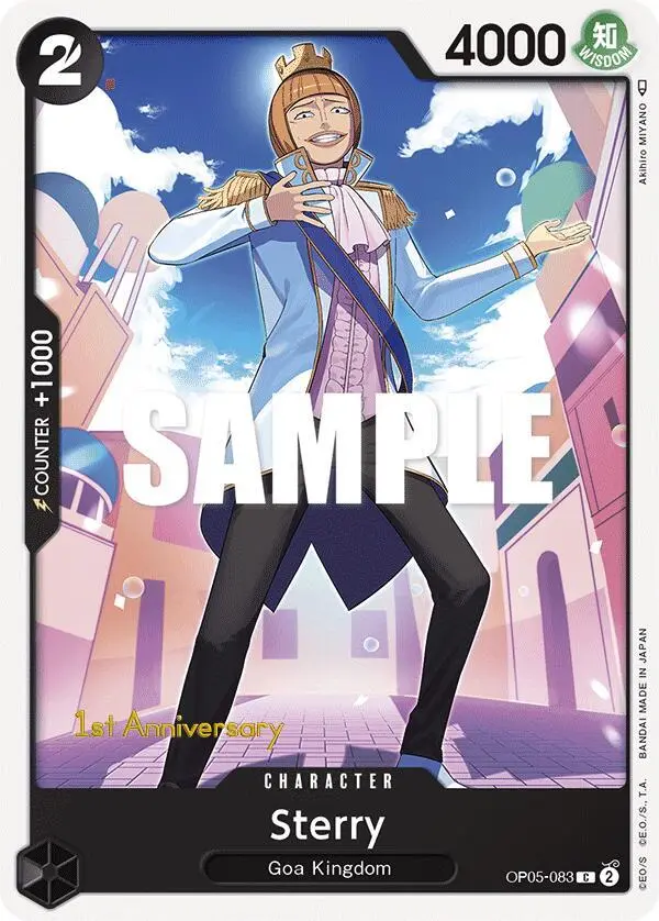 Sterry, Awakening of the New Era: 1st Anniversary Tournament Cards OP05-083