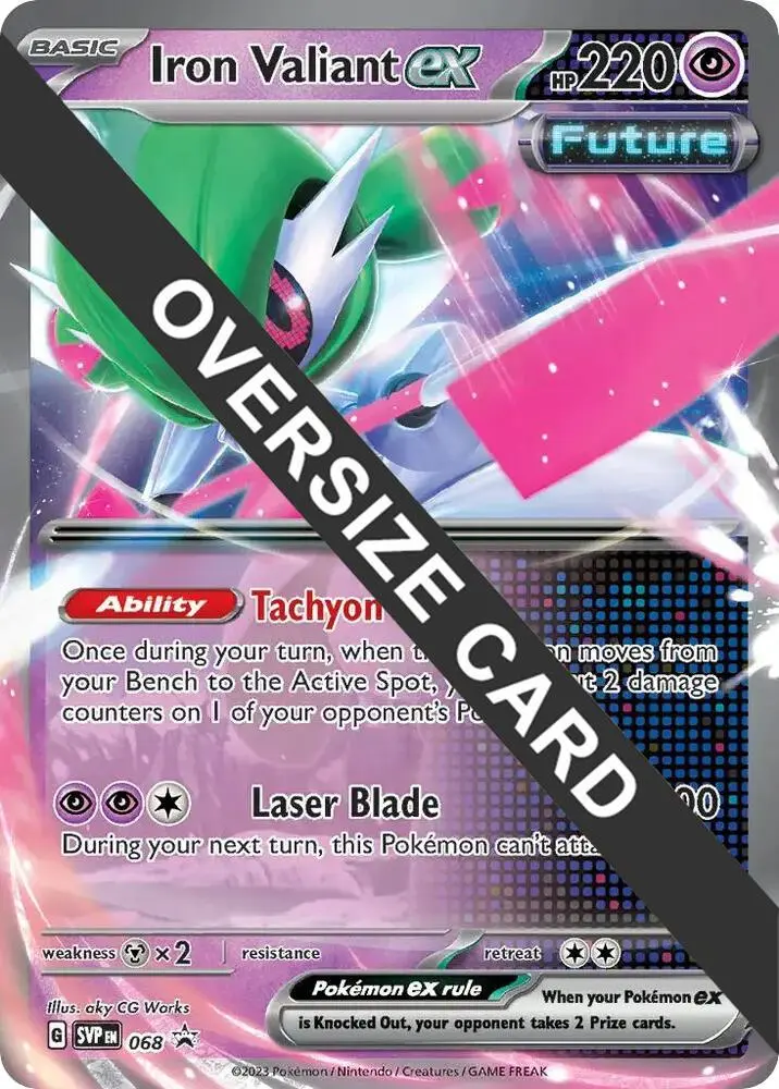 Iron Valiant ex, Jumbo cards 068