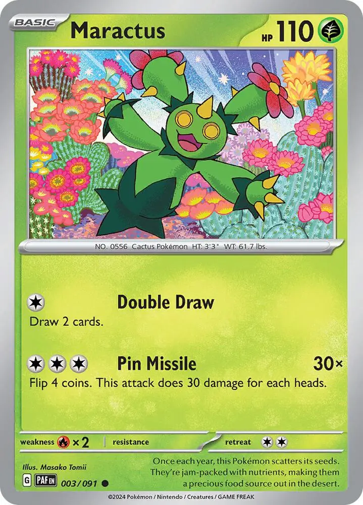 Maractus, Paldean Fates 003/91