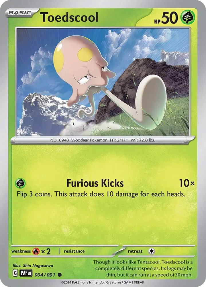 Toedscool, Paldean Fates 004/91