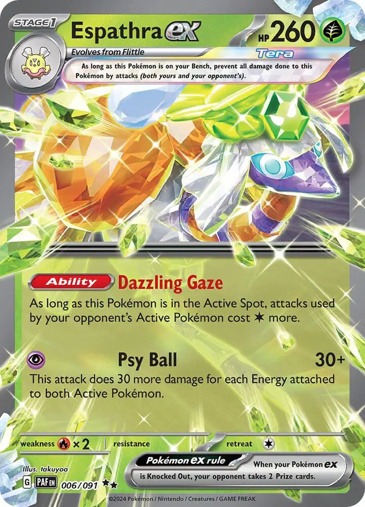 Espathra ex, Paldean Fates 006/91