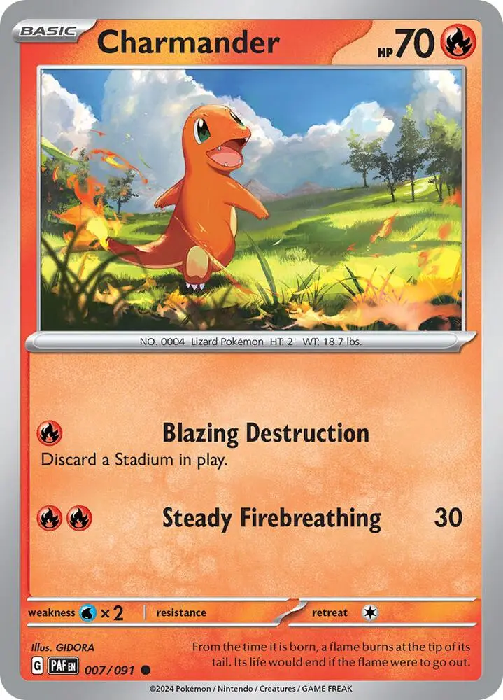 Charmander, Paldean Fates 007/91