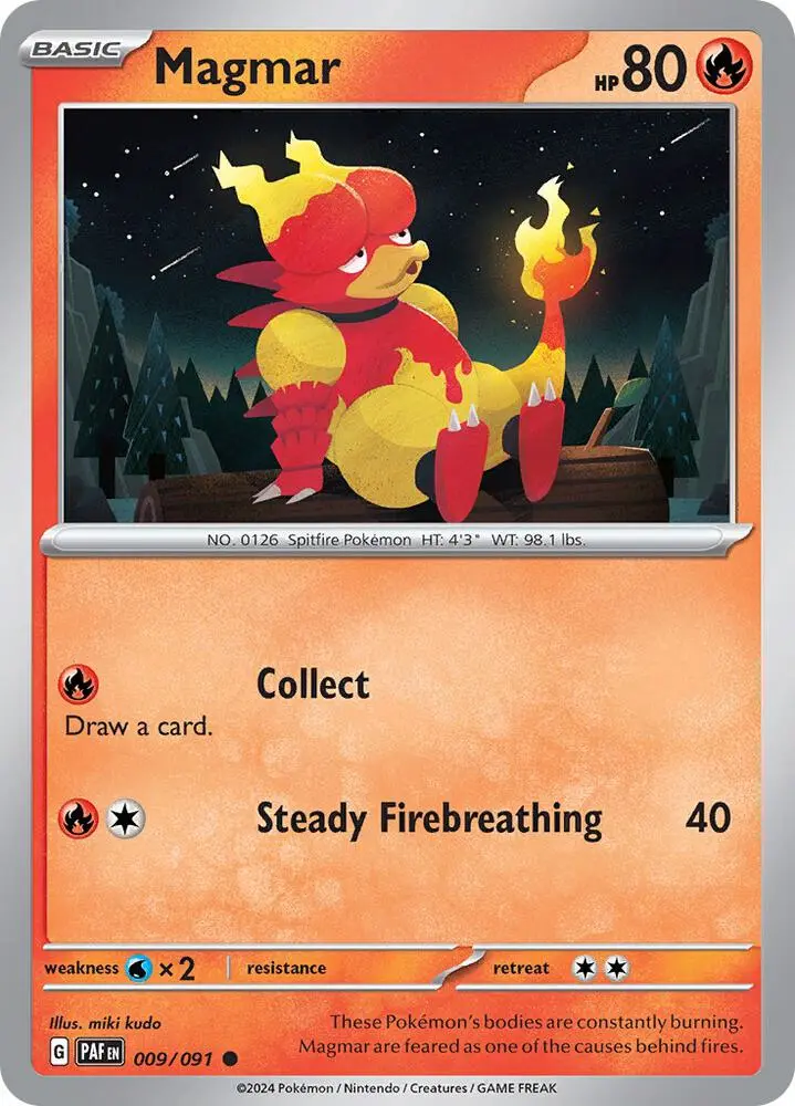 Magmar, Paldean Fates 009/91