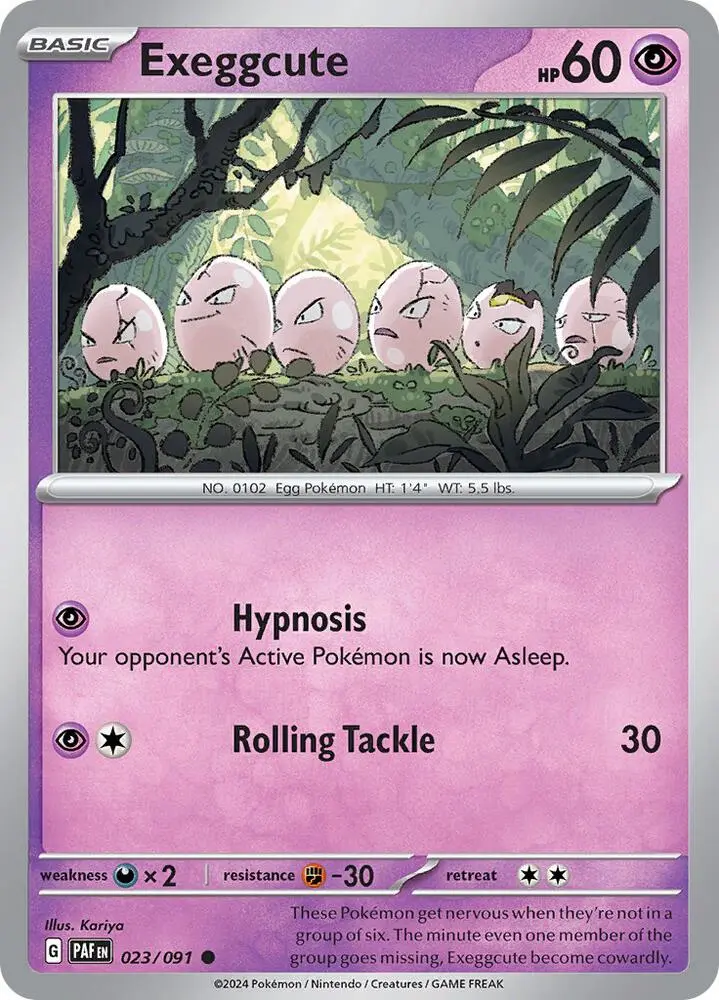Exeggcute, Paldean Fates 023/91