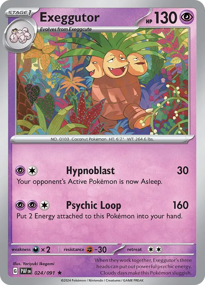 Exeggutor, Paldean Fates 024/91