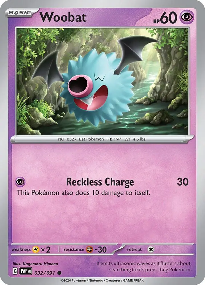 Woobat, Paldean Fates 032/91