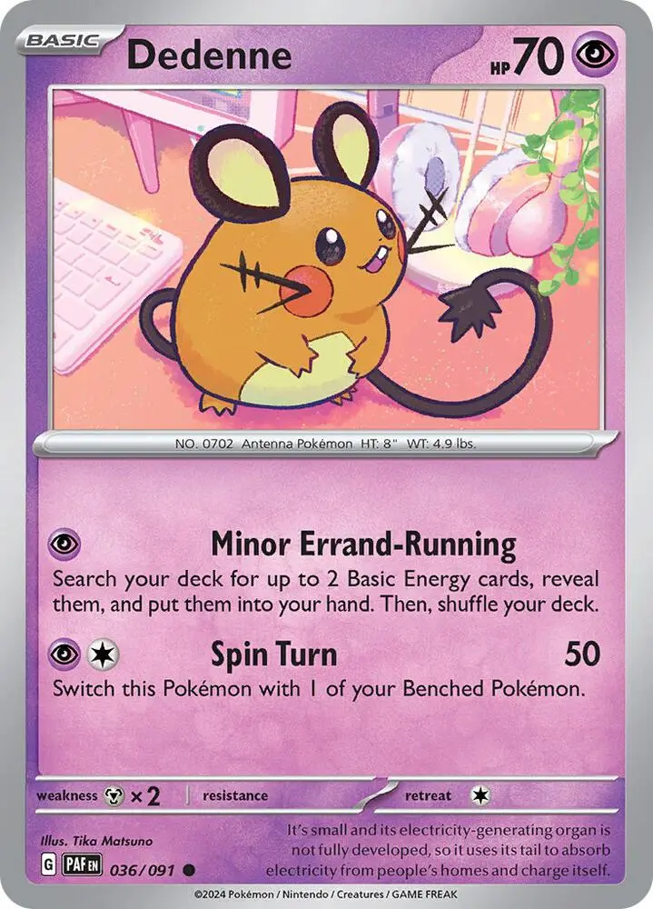 Dedenne, Paldean Fates 036/91