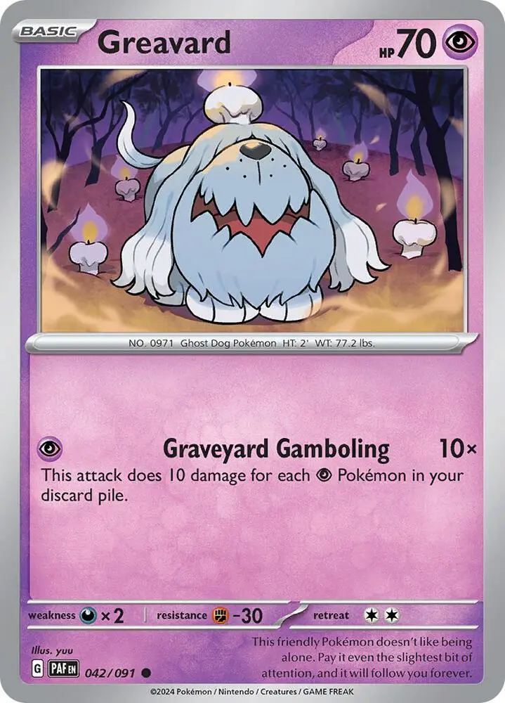 Greavard, Paldean Fates 042/91