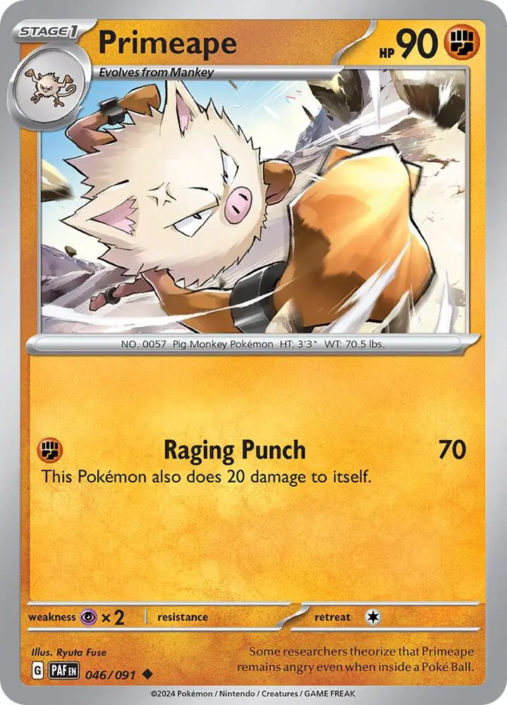 Primeape, Paldean Fates 046/91