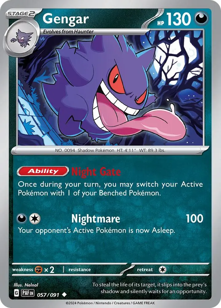 Gengar, Paldean Fates 057/91