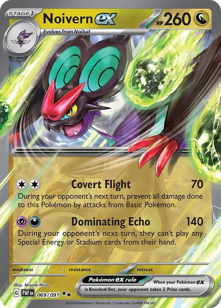 Noivern ex, Paldean Fates 069/91