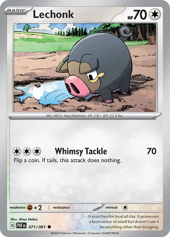 Lechonk, Paldean Fates 071/91