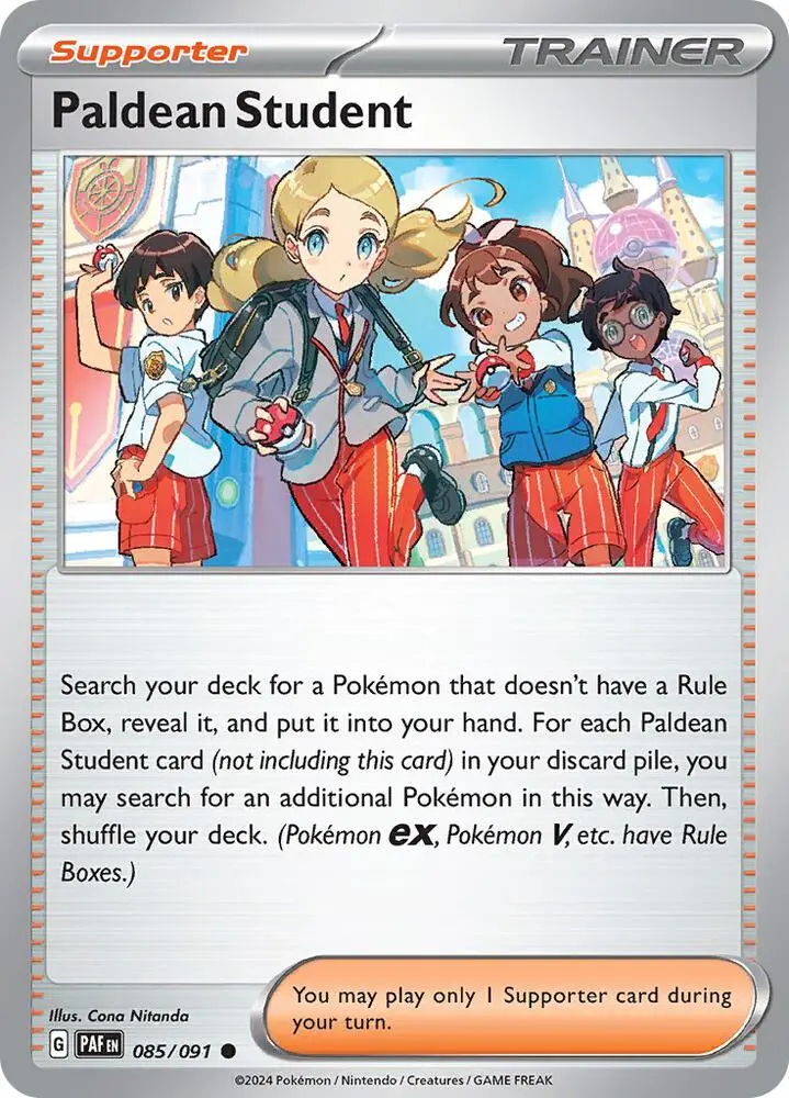 Paldean Student, Paldean Fates 085/91