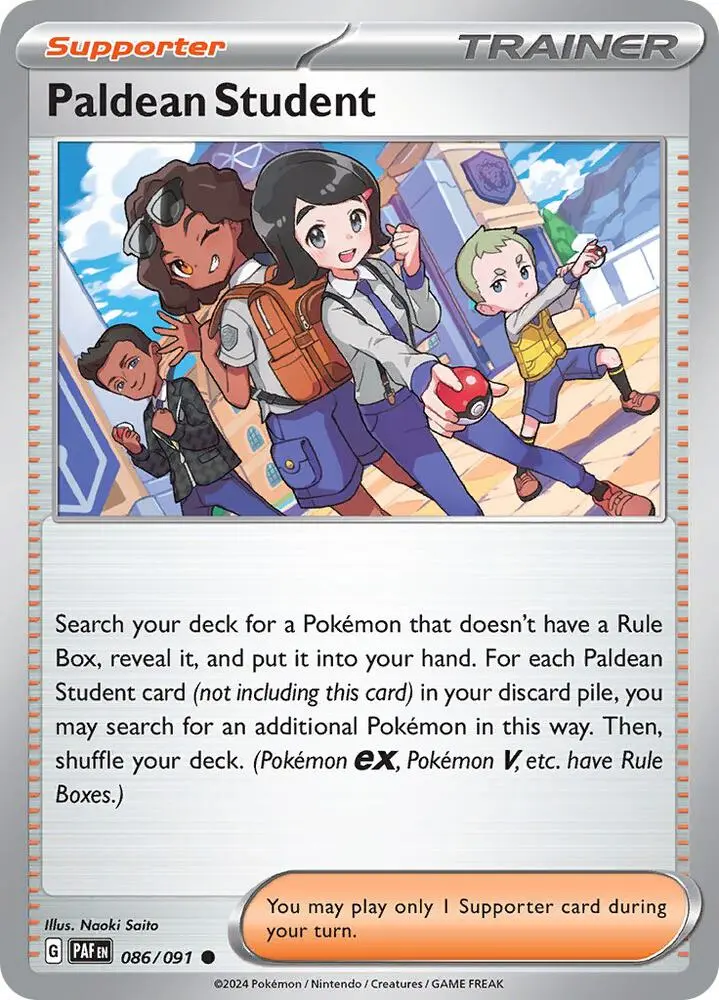 Paldean Student, Paldean Fates 086/91