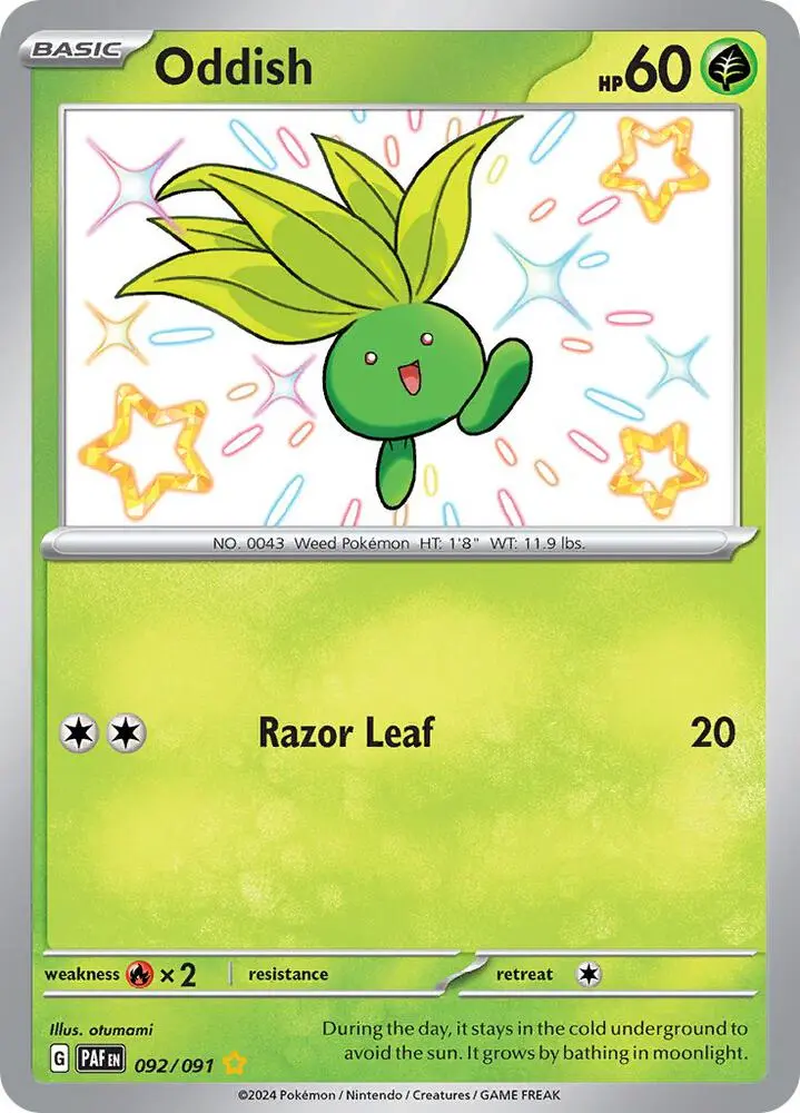 Oddish, Paldean Fates 092/91