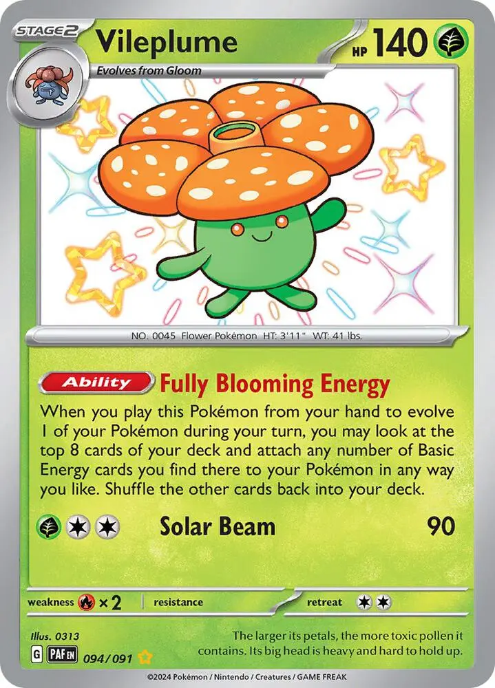 Vileplume, Paldean Fates 094/91