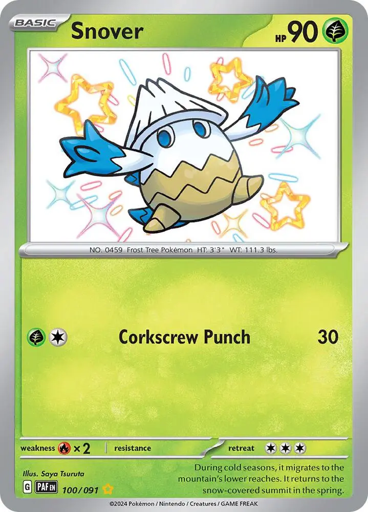 Snover, Paldean Fates 100/91