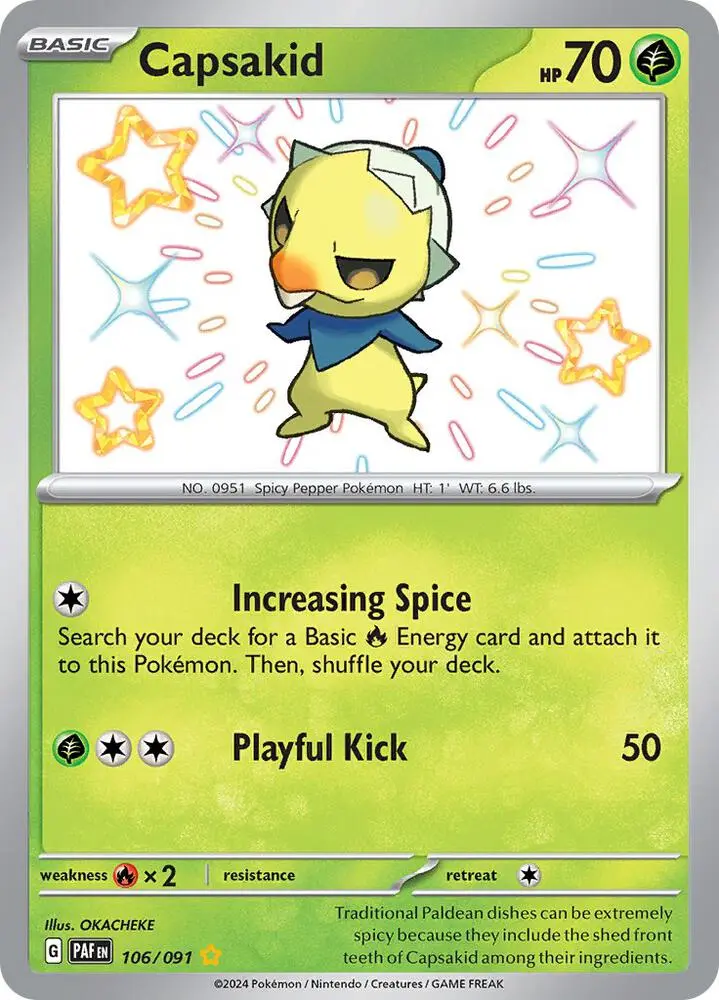 Capsakid, Paldean Fates 106/91