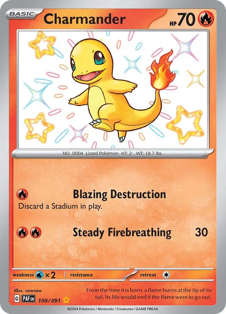 Charmander, Paldean Fates 109/91