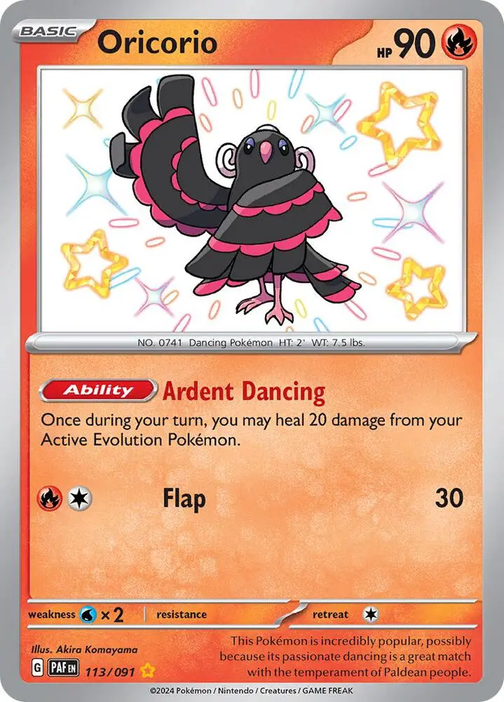 Oricorio, Paldean Fates 113/91