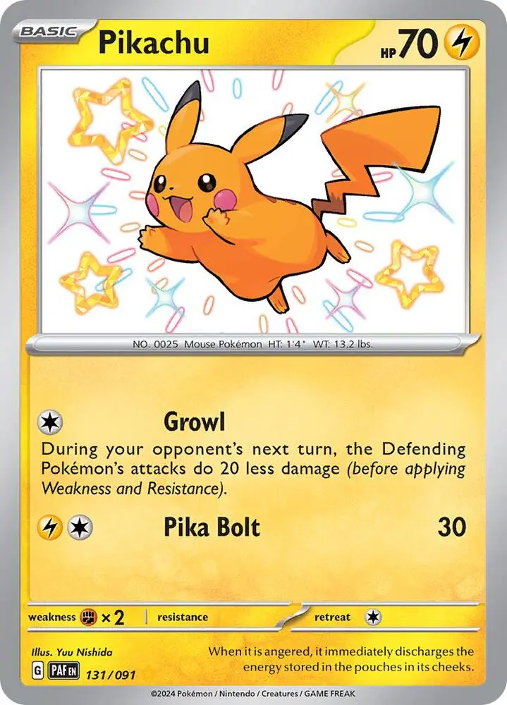 Pikachu, Paldean Fates 131/91