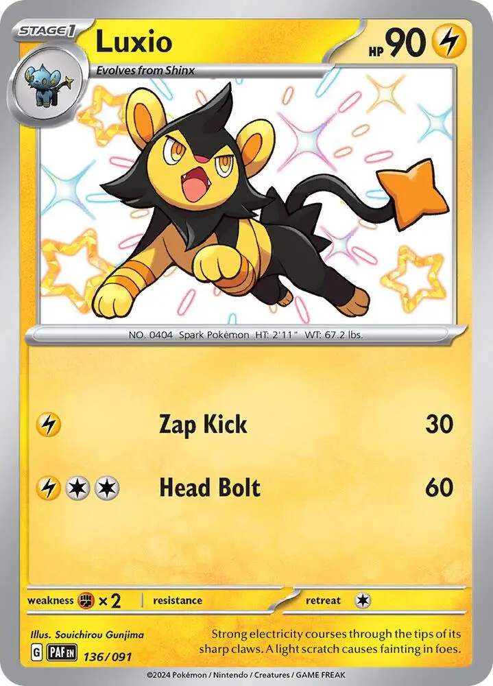 Luxio, Paldean Fates 136/91