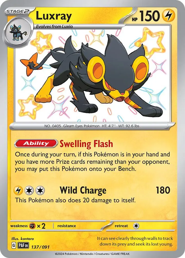 Luxray, Paldean Fates 137/91