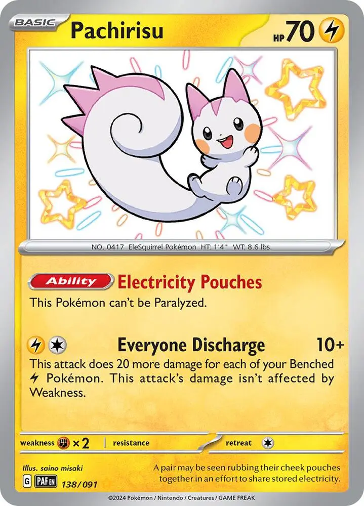 Pachirisu, Paldean Fates 138/91