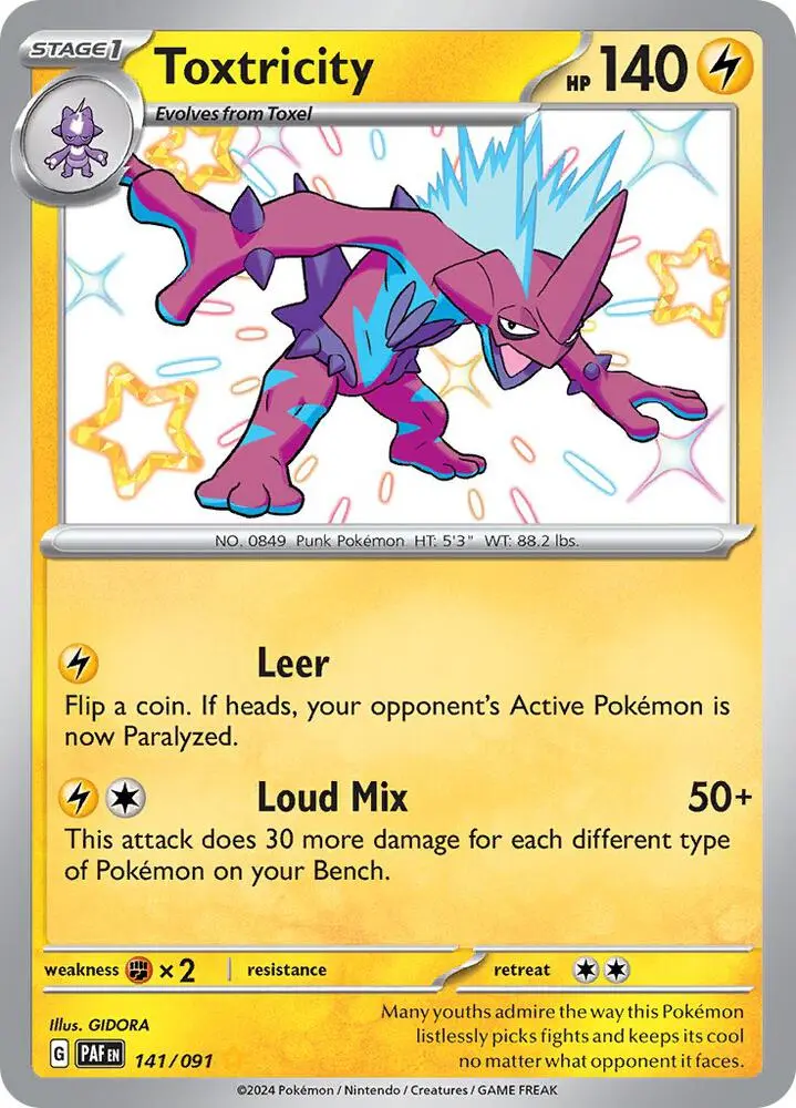 Toxtricity, Paldean Fates 141/91