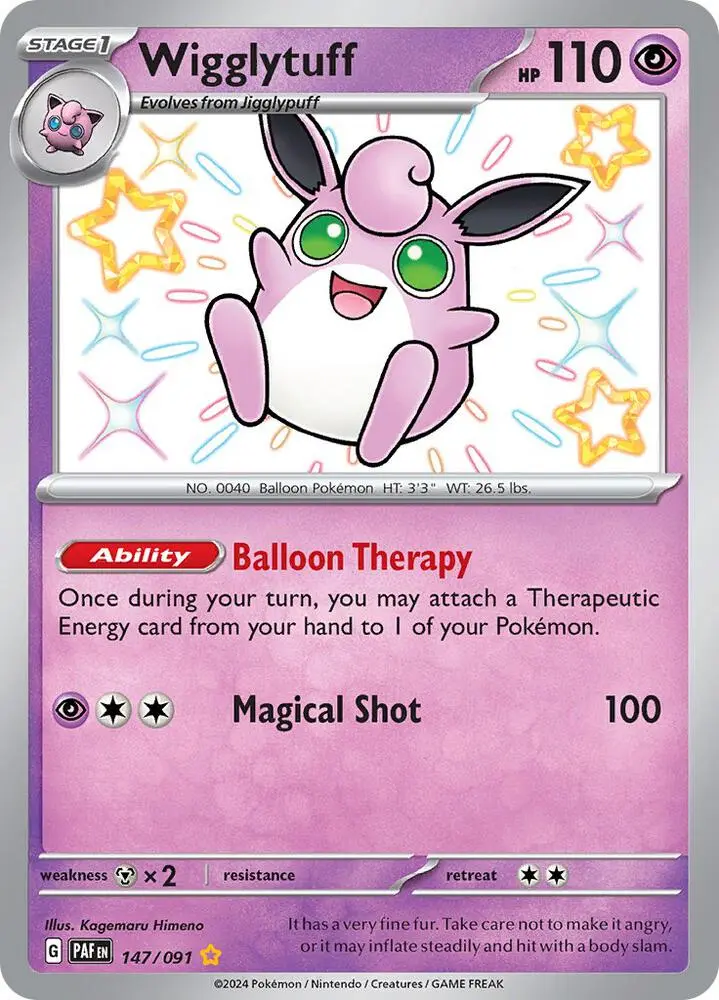 Wigglytuff, Paldean Fates 147/91